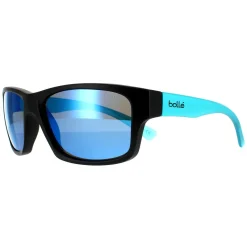 Bolle Polarised^Sunglasses Holman Floatable 12463 Matte Black Crystal Blue Offsh