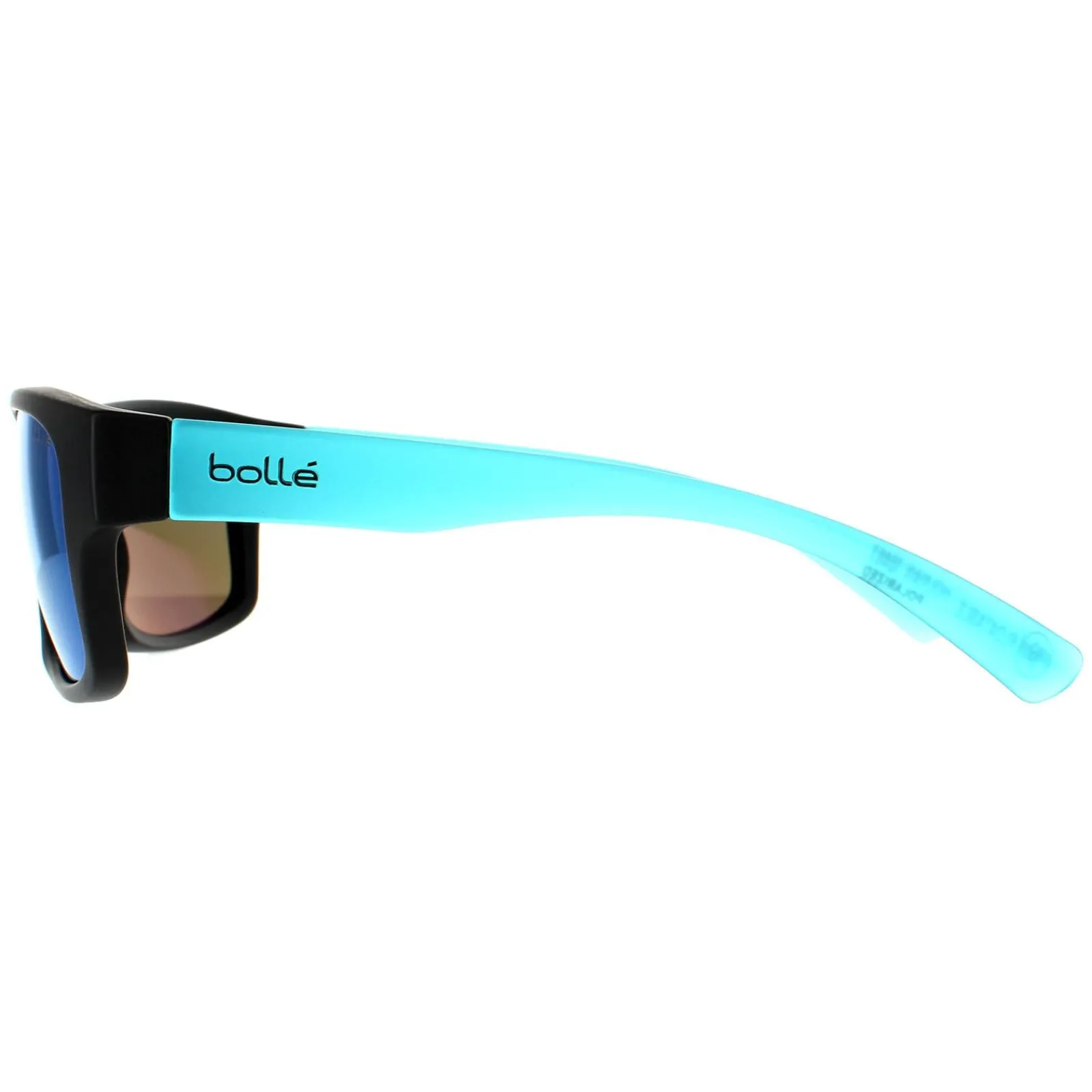 Bolle Polarised^Sunglasses Holman Floatable 12463 Matte Black Crystal Blue Offsh