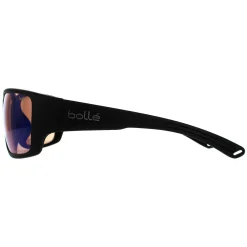 Bolle Wrap^Sunglasses Kayman 12649 Matte Black Phantom+ Blue Photochromic P