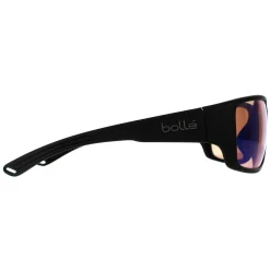 Bolle Wrap^Sunglasses Kayman 12649 Matte Black Phantom+ Blue Photochromic P