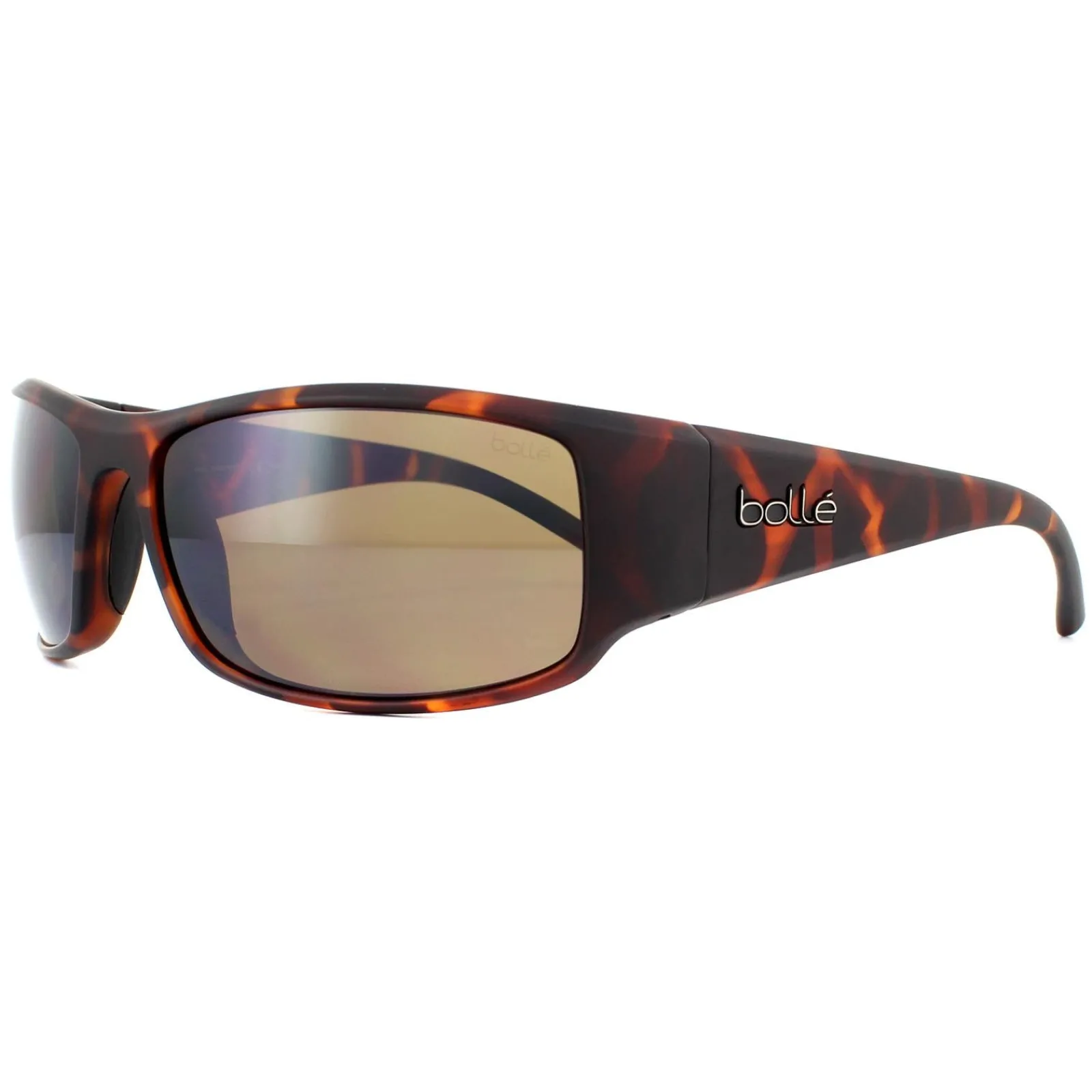 Bolle Polarised^Sunglasses King 12588 Matte Tortoise Brown Polarized