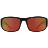 Bolle Polarised|Wrap^Sunglasses King BS026006 Matte Black Volt+ Ruby Polarized