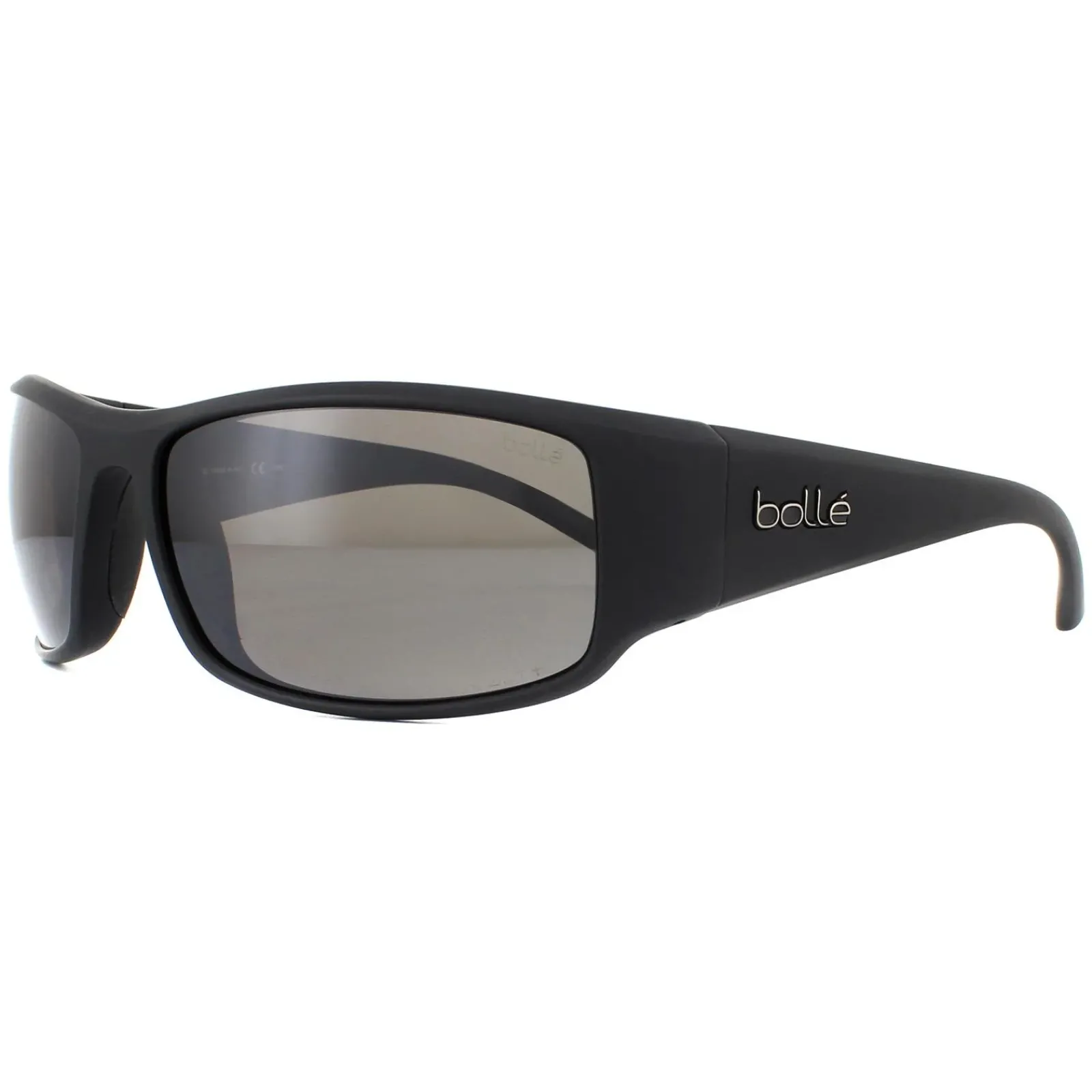 Bolle Polarised|Wrap^Sunglasses King BS026002 Matte Black Volt+ Gun Polarized