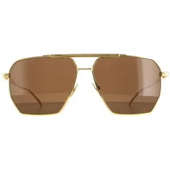 Bottega Veneta Square^Sunglasses BV1012S 003 Gold Brown