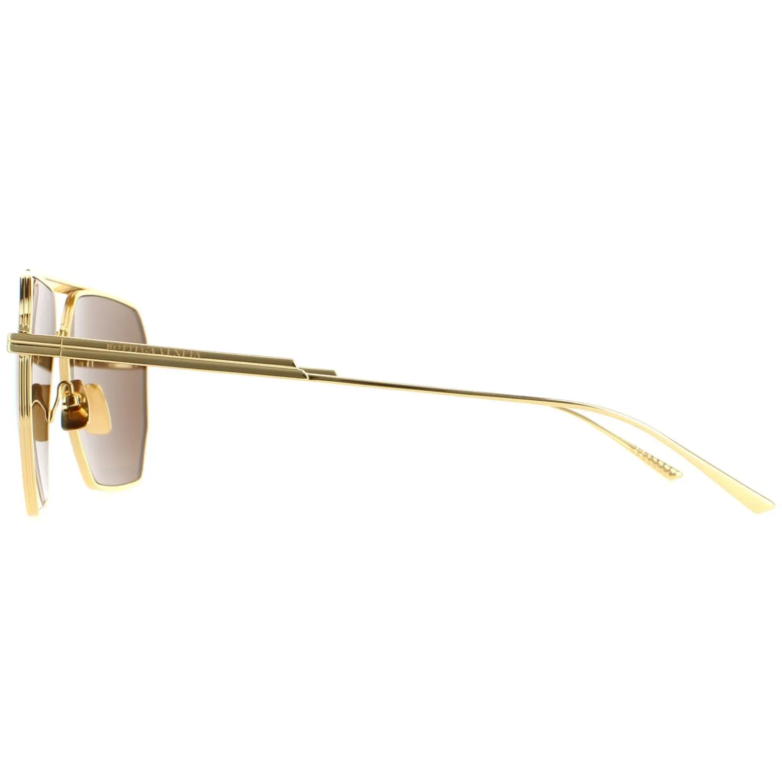 Bottega Veneta Square^Sunglasses BV1012S 003 Gold Brown
