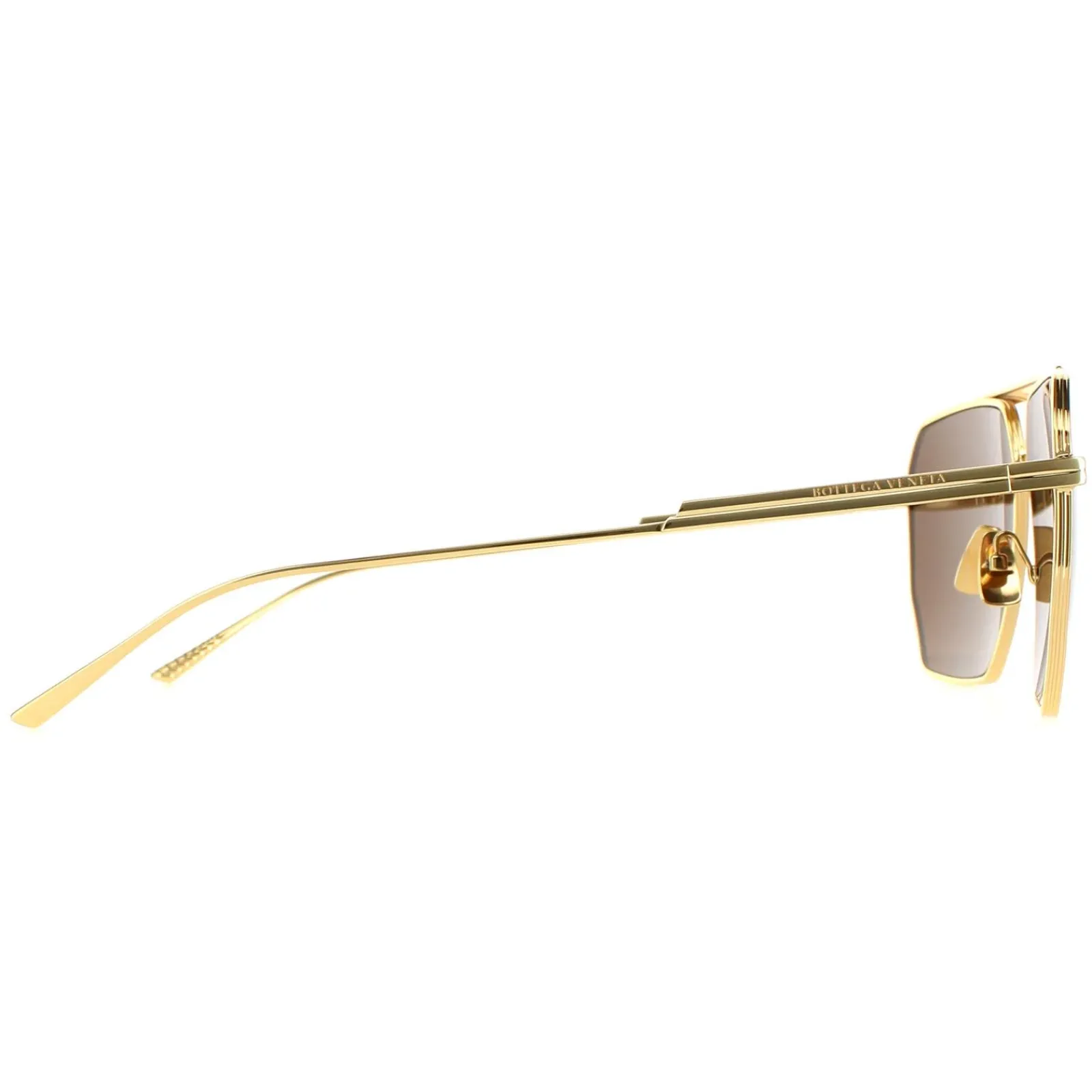 Bottega Veneta Square^Sunglasses BV1012S 003 Gold Brown