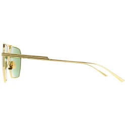 Bottega Veneta Square^Sunglasses BV1012S 004 Gold Green