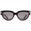 Bottega Veneta Cat-Eye^Sunglasses BV1035S 001 Black Grey