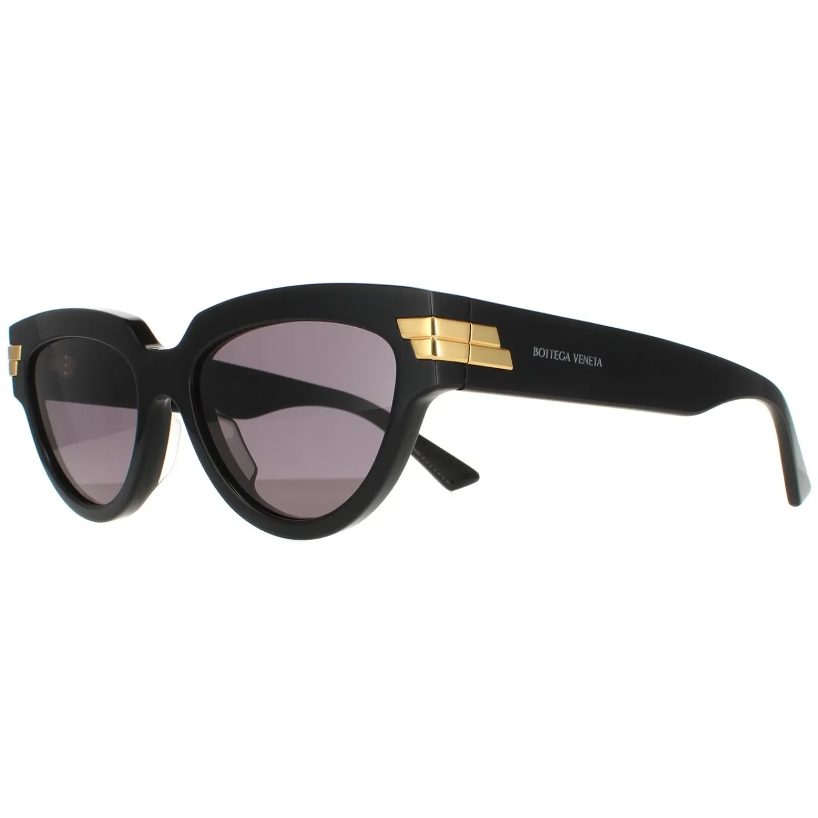 Bottega Veneta Cat-Eye^Sunglasses BV1035S 001 Black Grey
