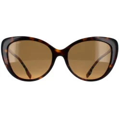 Burberry Polarised|Cat-Eye^Sunglasses BE4407 385483 Dark Havana Brown Polarized