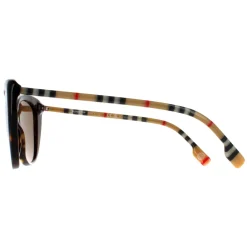 Burberry Polarised|Cat-Eye^Sunglasses BE4407 385483 Dark Havana Brown Polarized