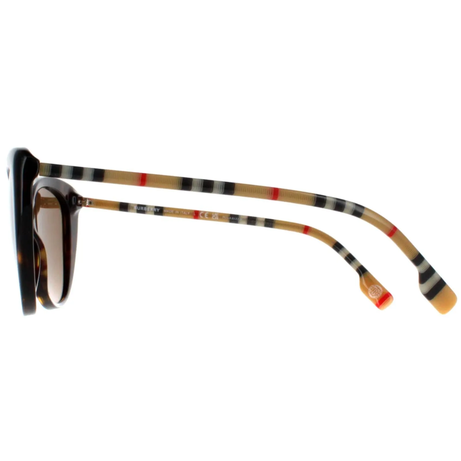 Burberry Polarised|Cat-Eye^Sunglasses BE4407 385483 Dark Havana Brown Polarized