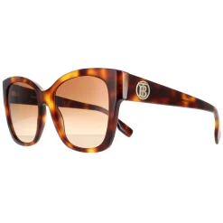 Burberry Square^Sunglasses BE4345 331613 Light Havana Brown Gradient
