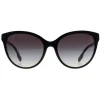 Burberry Cat-Eye^Sunglasses BE4365 Betty 3977/8G Black on Crystal TB Print Gre