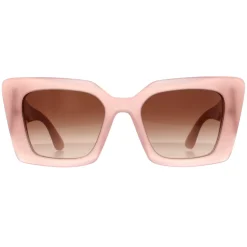 Burberry Square^Sunglasses BE4344 Daisy 387413 Frosted Pink Brown Gradient