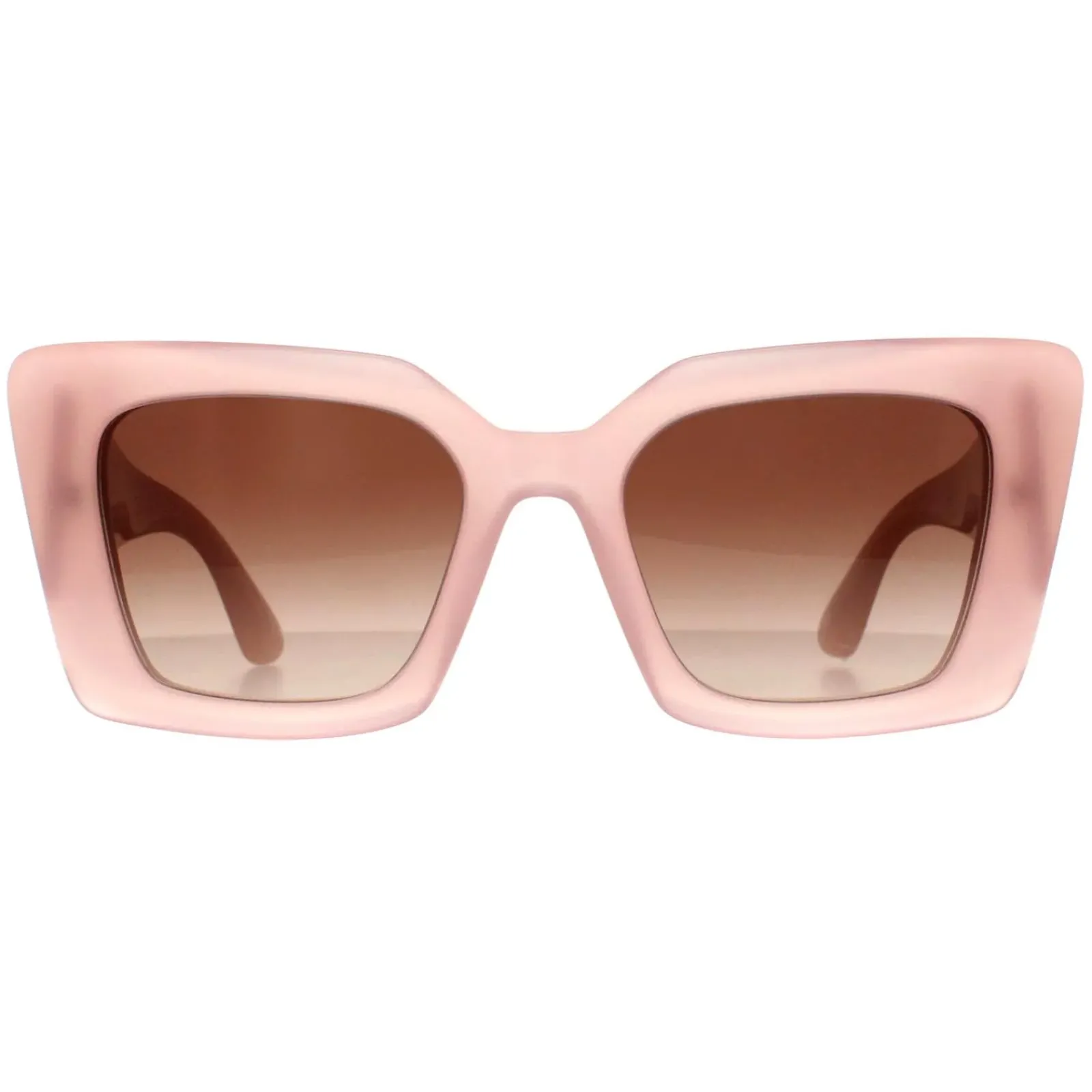 Burberry Square^Sunglasses BE4344 Daisy 387413 Frosted Pink Brown Gradient