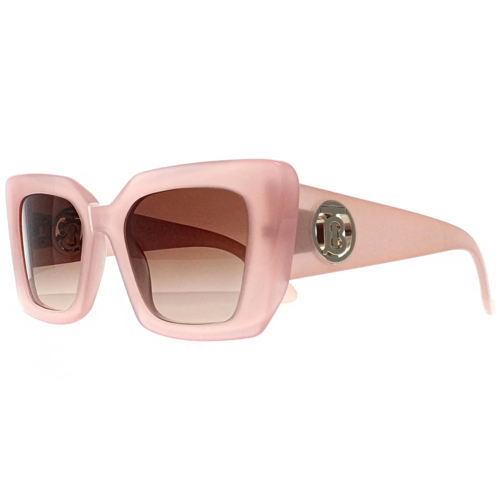 Burberry Square^Sunglasses BE4344 Daisy 387413 Frosted Pink Brown Gradient