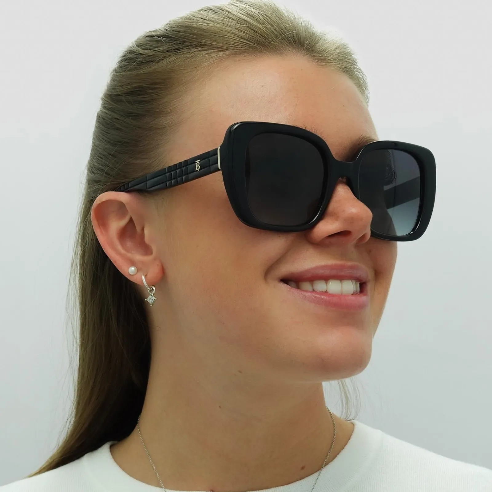 Burberry Square^Sunglasses BE4371 30018G Black Grey Gradient