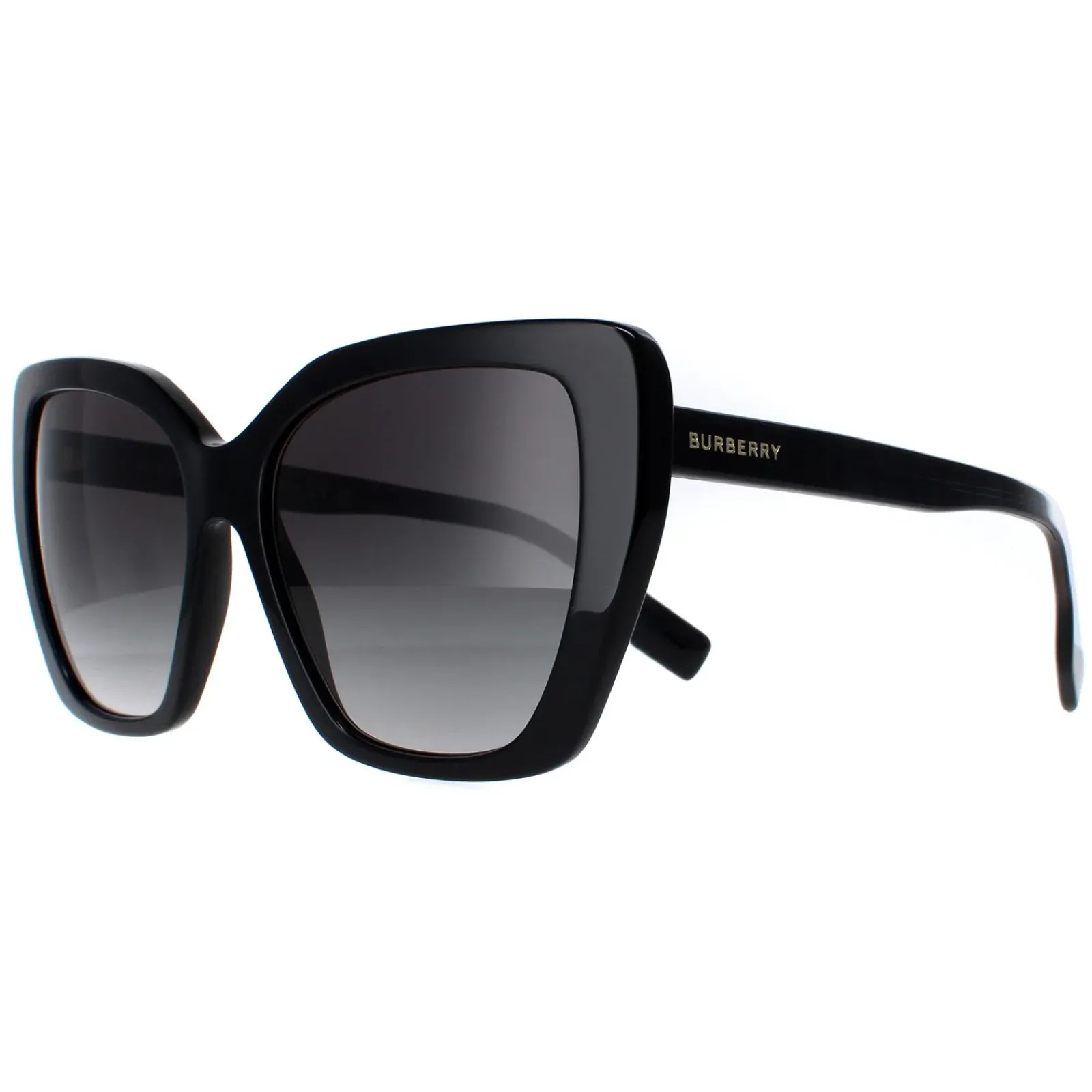 Burberry Cat-Eye^Sunglasses BE4366 39808G Black Grey Gradient