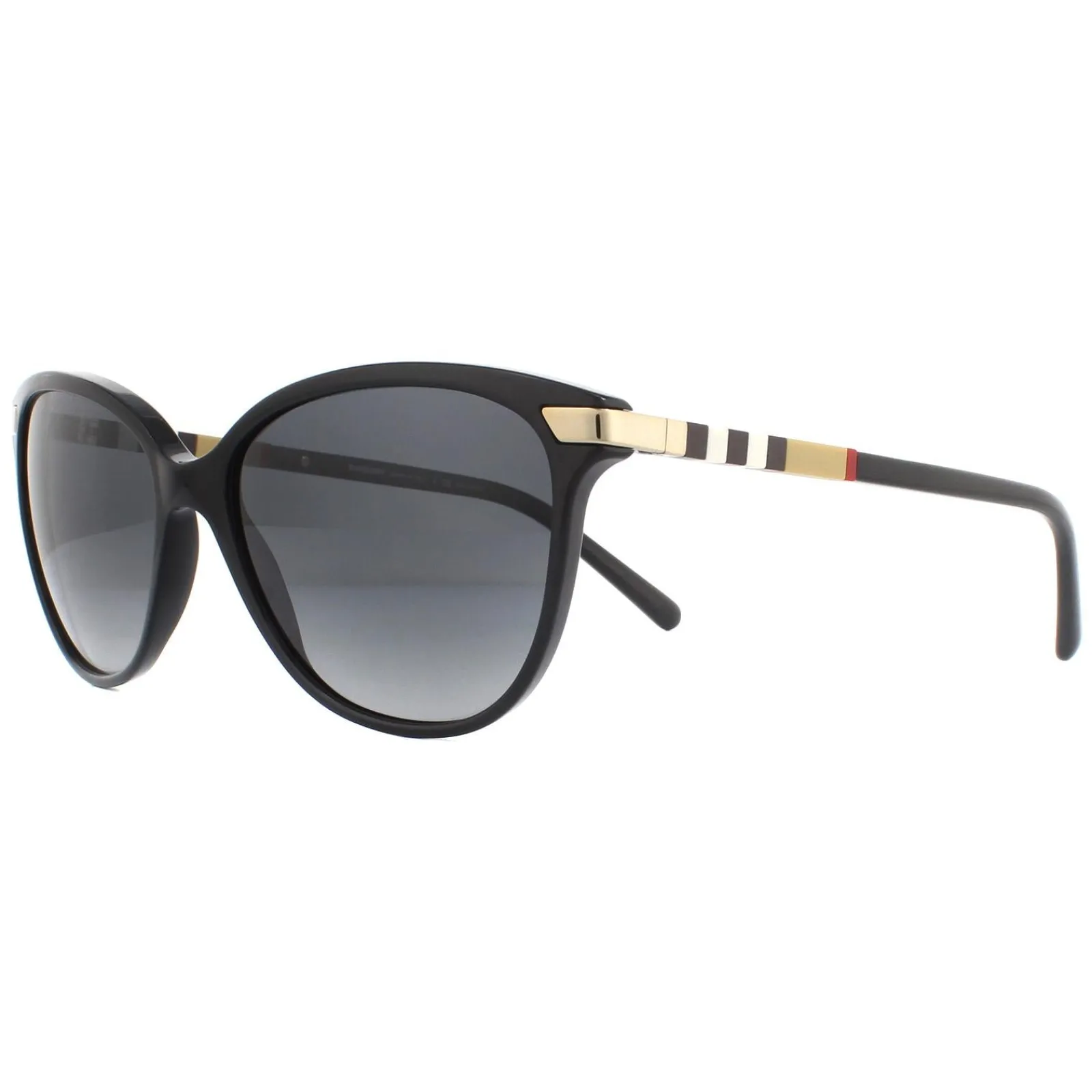 Burberry Polarised^Sunglasses BE4216 3001T3 Black Grey Gradient Polarized