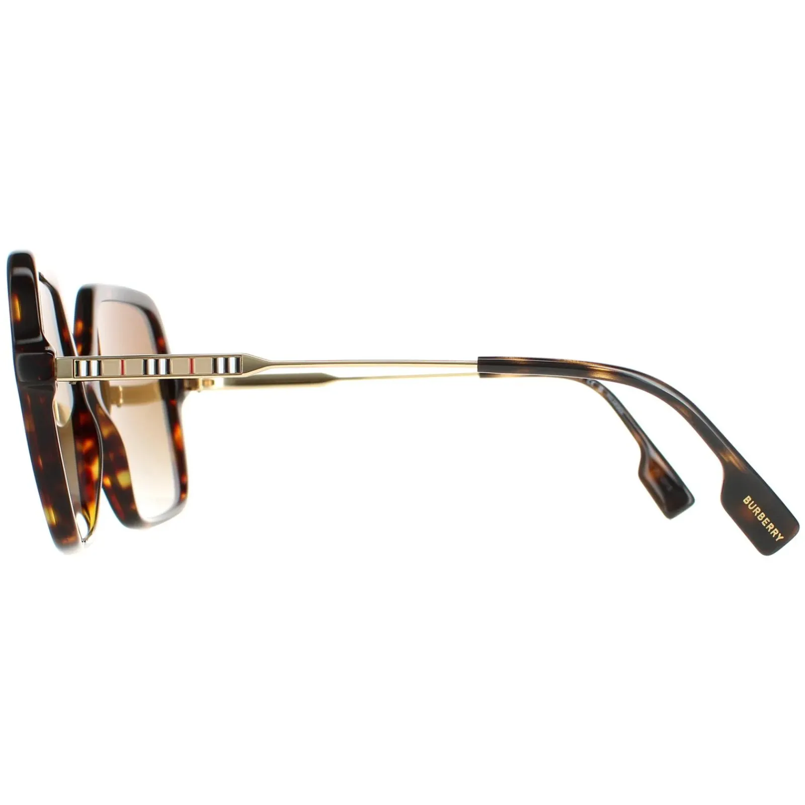 Burberry Polarised^Sunglasses BE4324 3002T5 Dark Havana Brown Gradient Polarized
