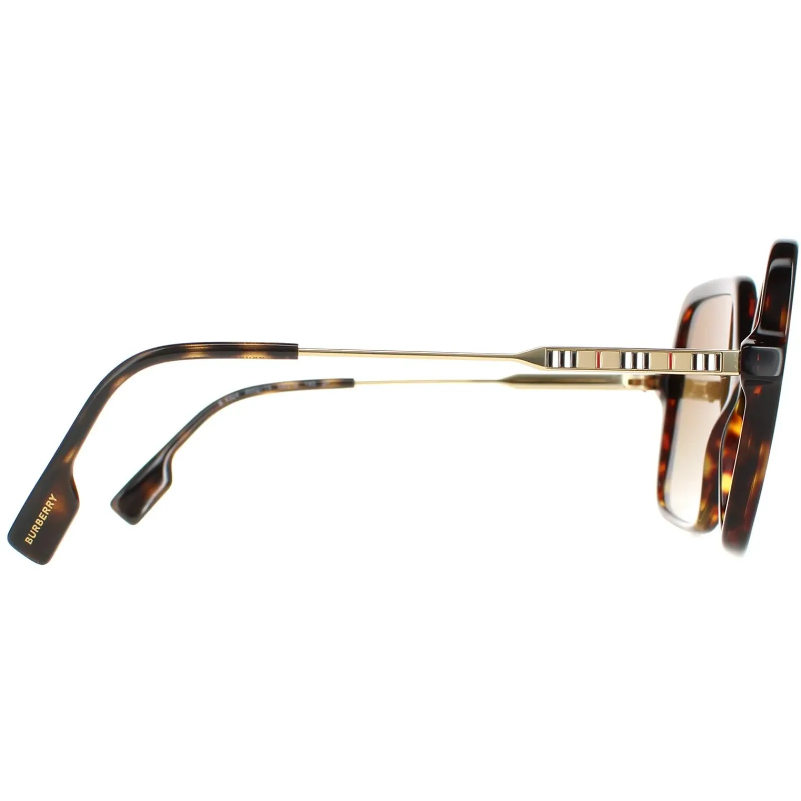 Burberry Polarised^Sunglasses BE4324 3002T5 Dark Havana Brown Gradient Polarized