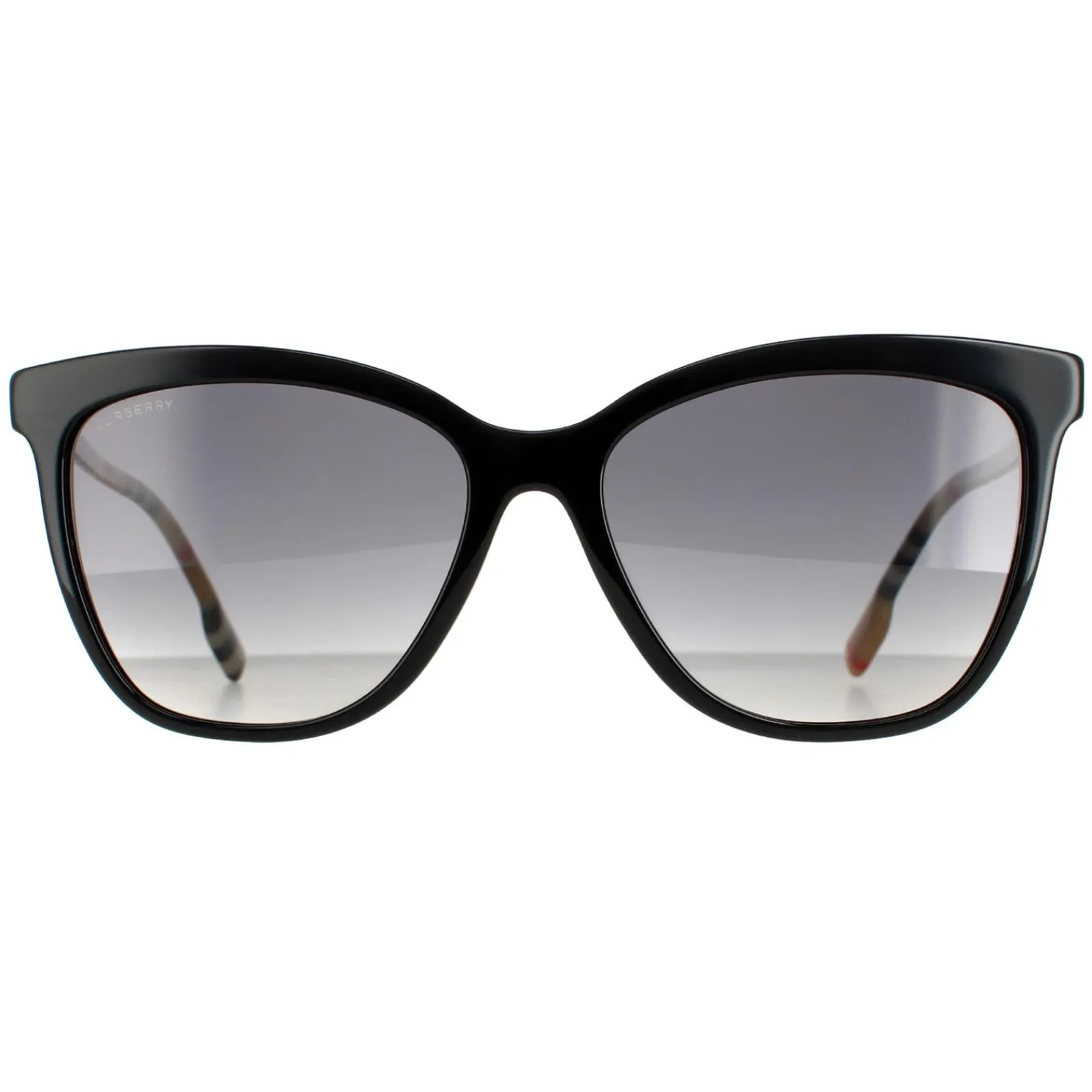 Burberry Square|Polarised^Sunglasses BE4308 3853T3 Black Grey Gradient Polarized
