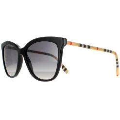 Burberry Square|Polarised^Sunglasses BE4308 3853T3 Black Grey Gradient Polarized