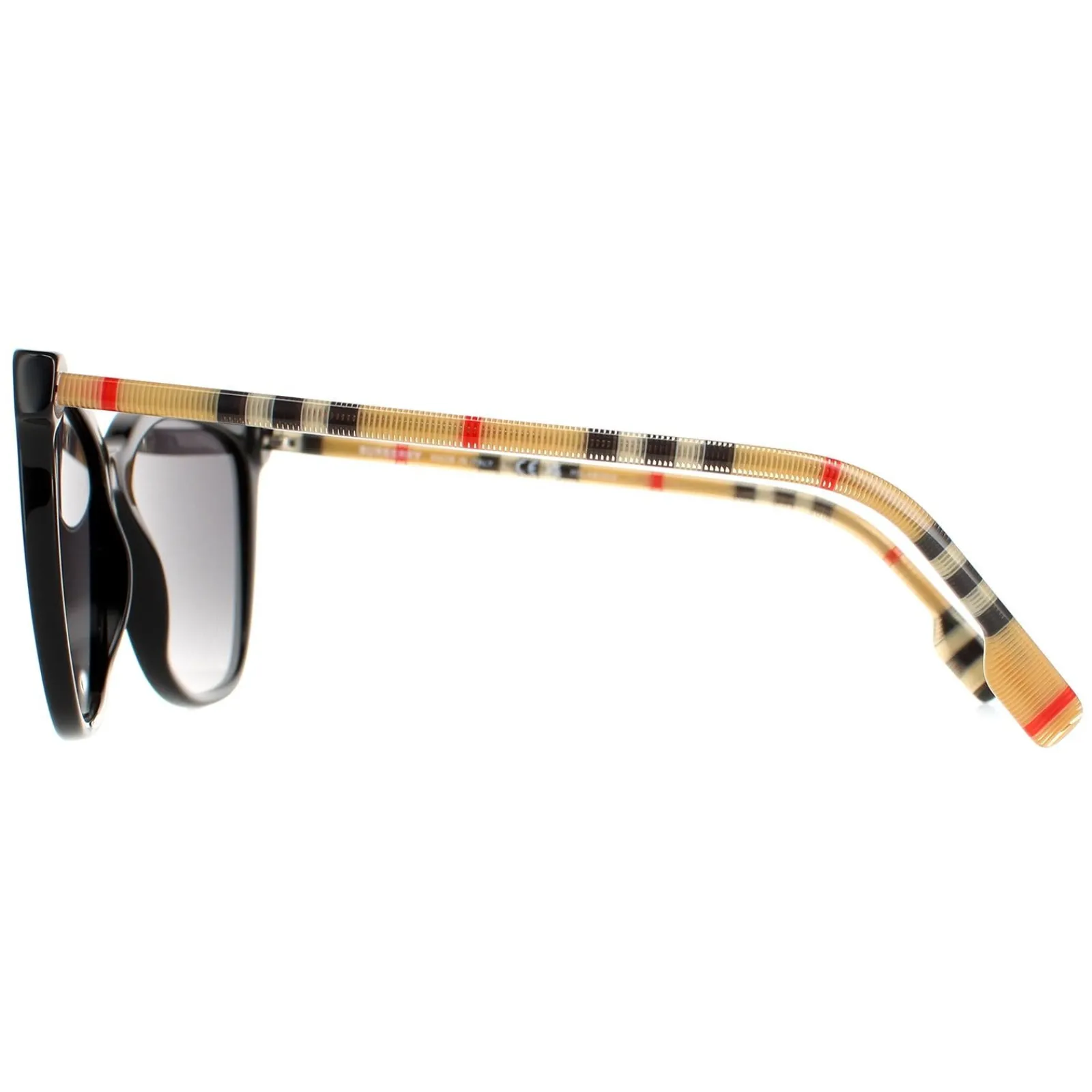 Burberry Square|Polarised^Sunglasses BE4308 3853T3 Black Grey Gradient Polarized
