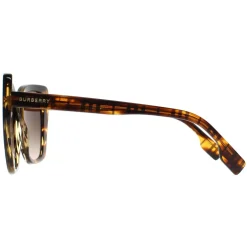Burberry Cat-Eye^Sunglasses BE4366 Tamsin 3981/13 Check on Striped Brown Brown