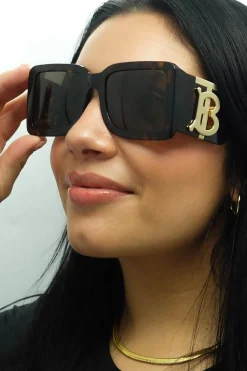 Burberry Square^Sunglasses BE4406U 300273 Dark Havana Dark Brown