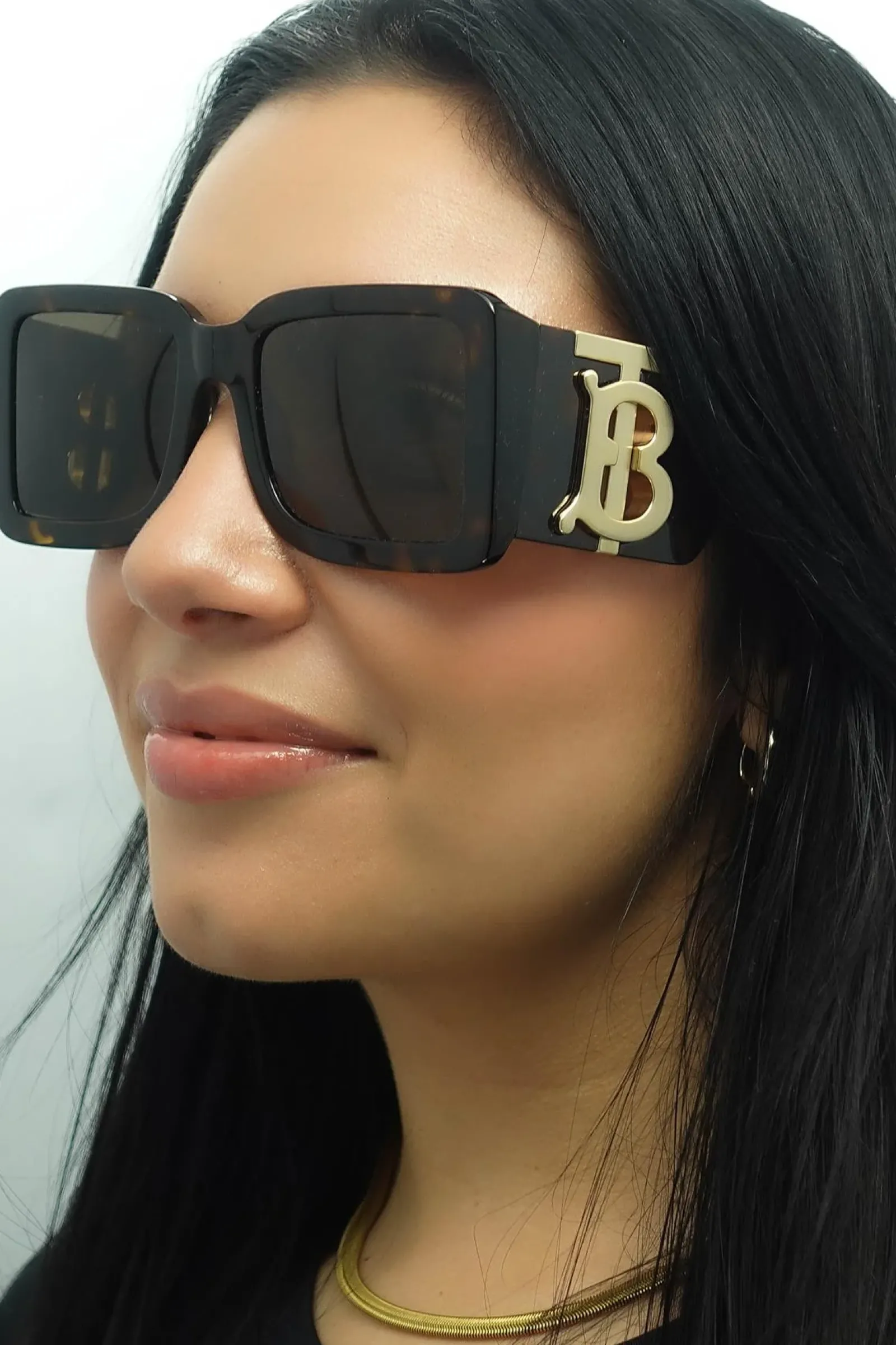 Burberry Square^Sunglasses BE4406U 300273 Dark Havana Dark Brown