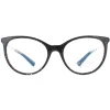 Bvlgari Round|Round^Glasses Frames 4149KB 5412 Black Gold 52mm Womens