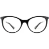 Bvlgari Round|Round^Glasses Frames 4149KB 5195 Black Gold Red 52mm Womens