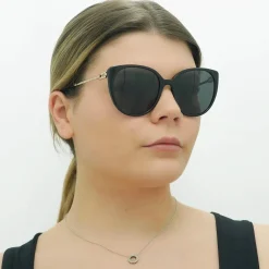 Bvlgari Cat-Eye^Sunglasses BV8251 501/87 Black Dark Grey