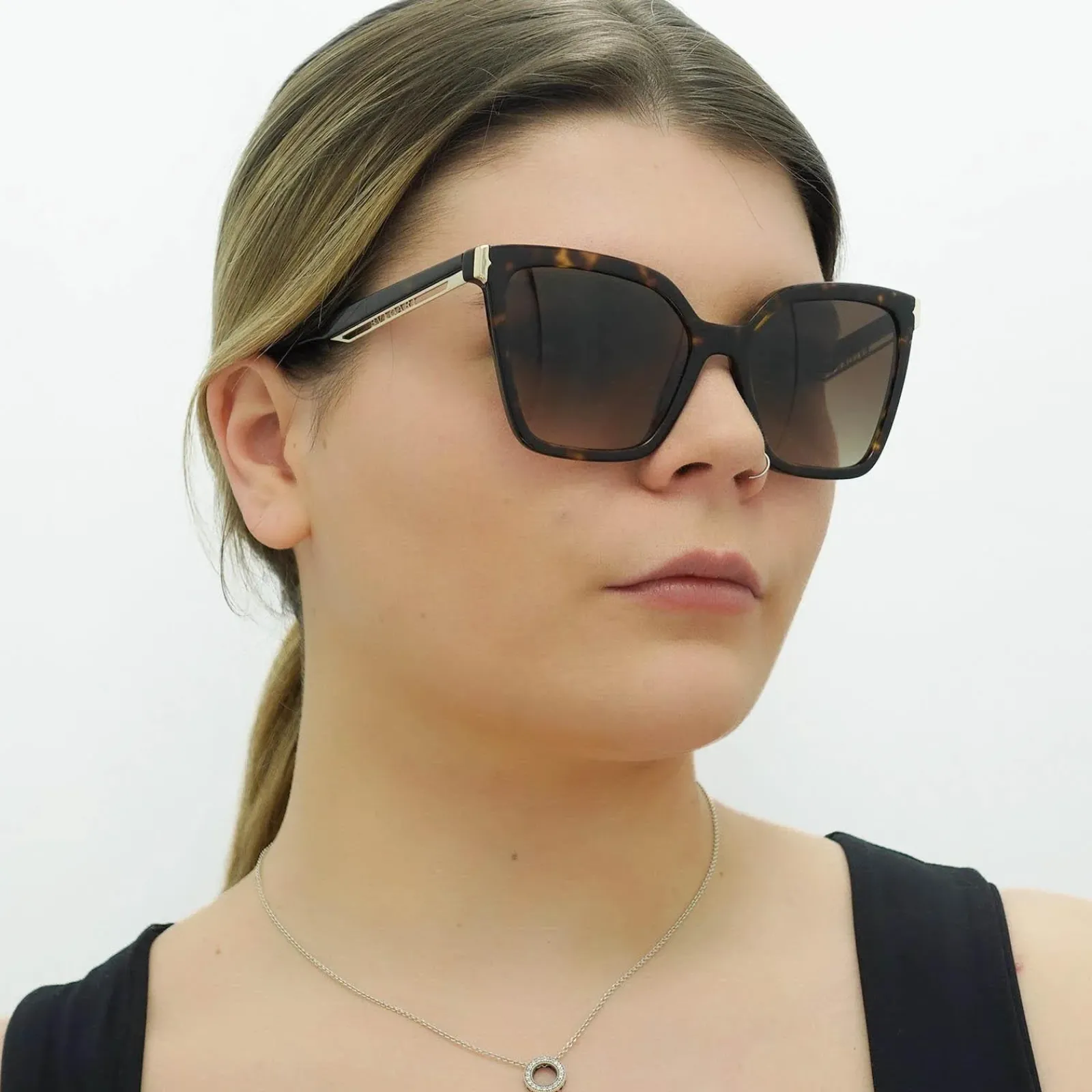 Bvlgari Butterfly^Sunglasses BV8253 504/13 Havana Brown Gradient