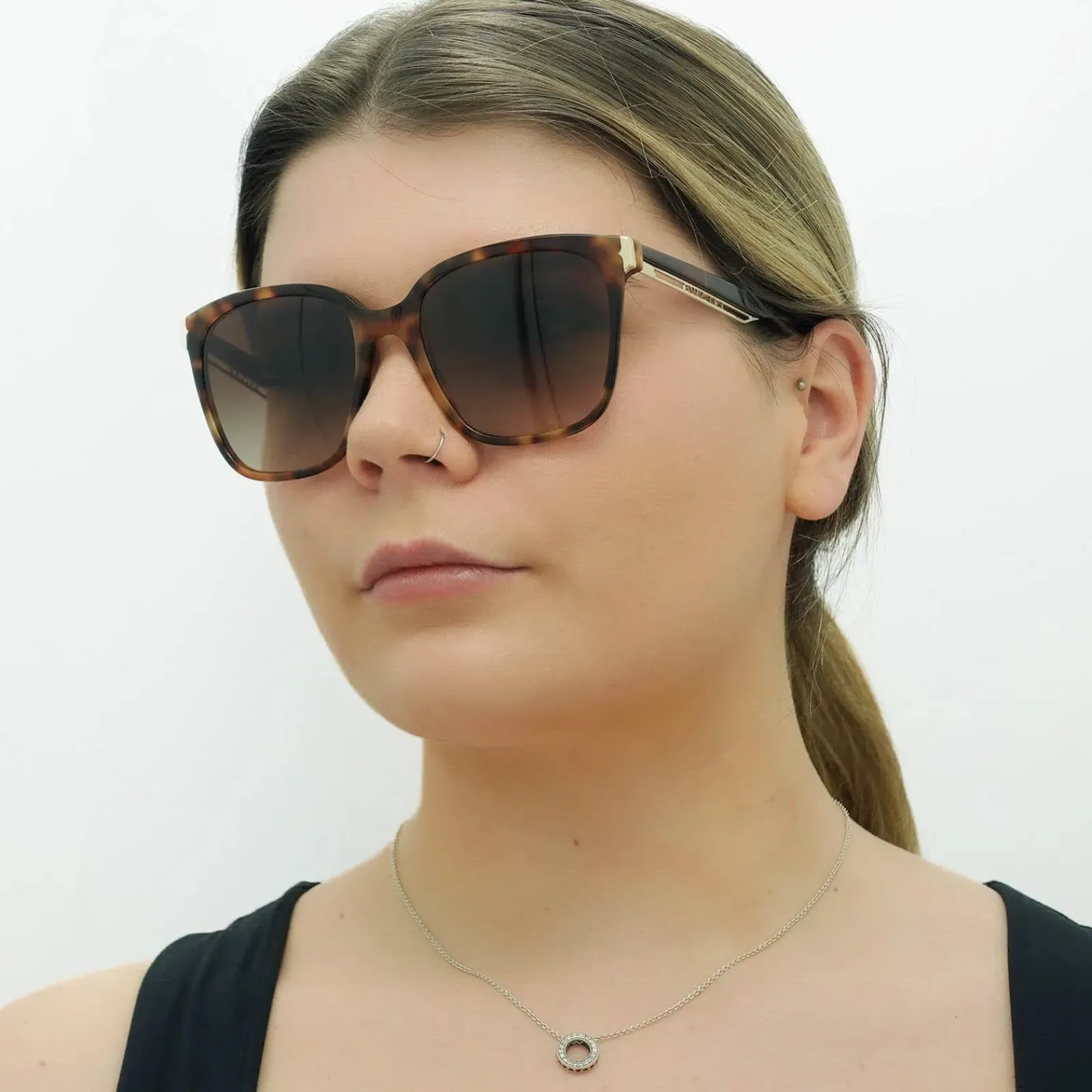 Bvlgari Square^Sunglasses BV8245 551513 Havana Brown Gradient