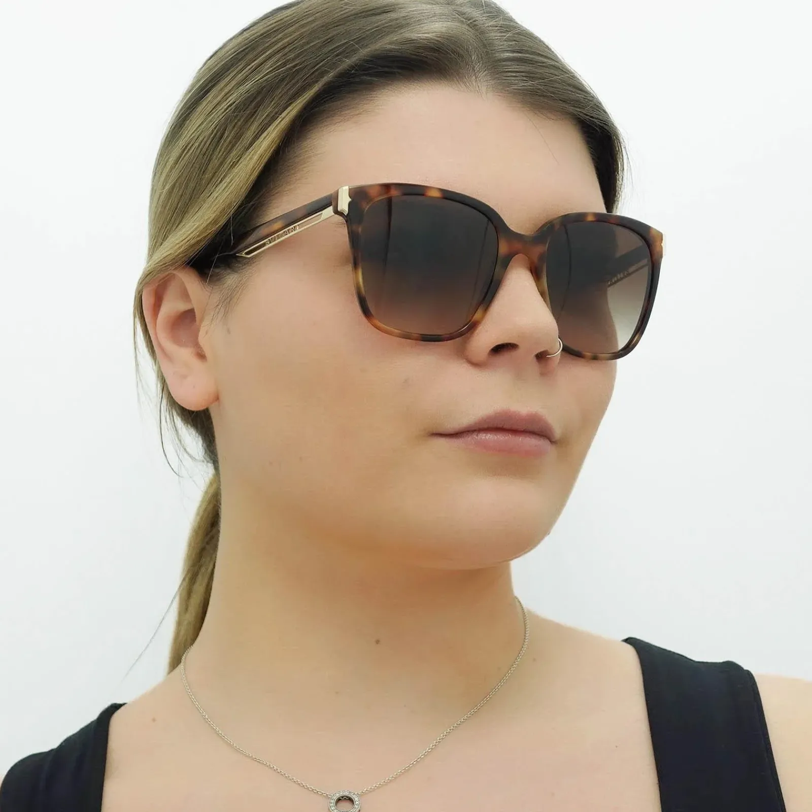 Bvlgari Square^Sunglasses BV8245 551513 Havana Brown Gradient