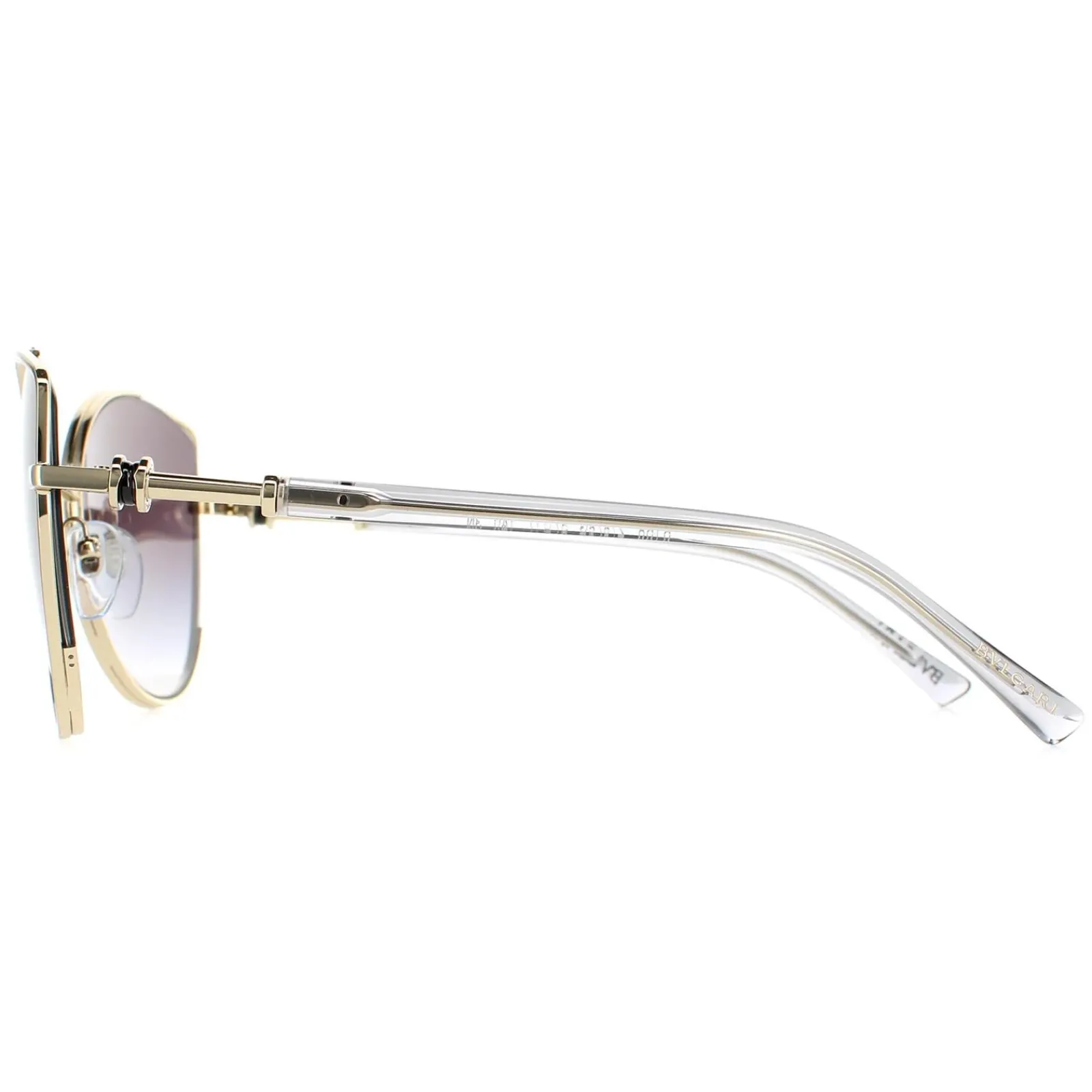 Bvlgari Cat-Eye^Sunglasses BV6168 278/8G Pale Gold Grey Gradient
