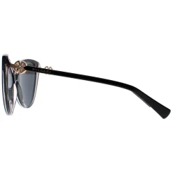 Bvlgari Cat-Eye^Sunglasses BV8246B 538187 Black Grey Transparent Dark Grey
