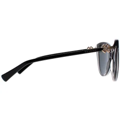 Bvlgari Cat-Eye^Sunglasses BV8246B 538187 Black Grey Transparent Dark Grey
