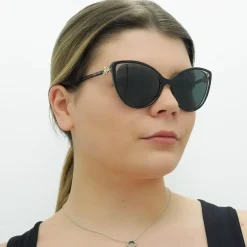 Bvlgari Cat-Eye^Sunglasses BV8246B 538187 Black Grey Transparent Dark Grey