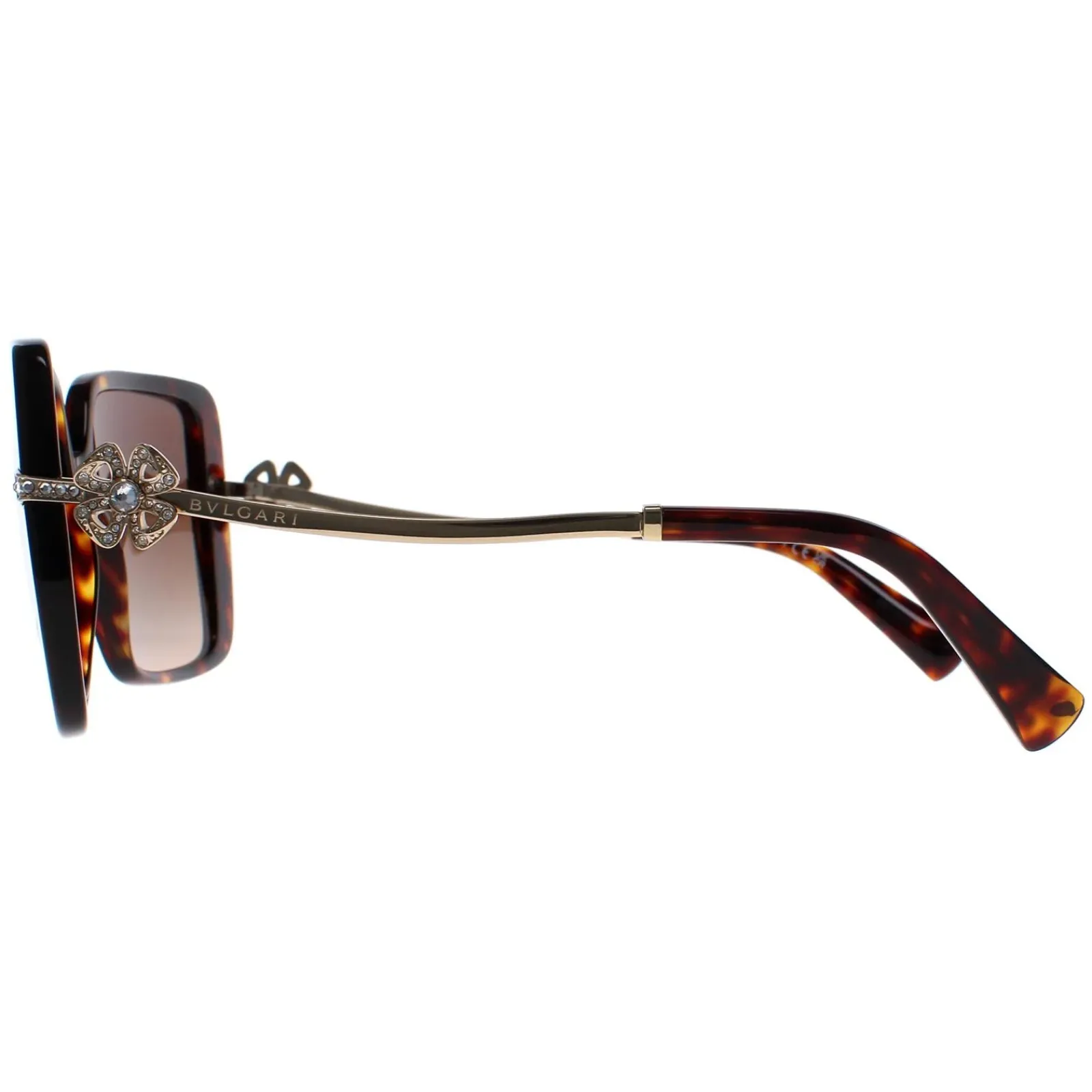 Bvlgari Square^Sunglasses BV8243B 504/13 Havana Brown Gradient