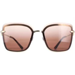 Bvlgari Square^Sunglasses BV6151B 278/13 Pale Gold Brown Gradient