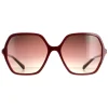 Bvlgari Square^Sunglasses BV8238B 5469E2 Bordeaux on Transparent Red Brown Pu