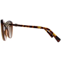 Bvlgari Cat-Eye^Sunglasses BV8246B 5496T5 Havana Brown Transparent Brown Gradi