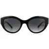 Bvlgari Polarised^Sunglasses BV8221B 501/T3 Black Grey Gradient Polarized