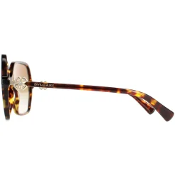Bvlgari Polarised|Square^Sunglasses BV8238B 504/T5 Havana Brown Gradient Polarized