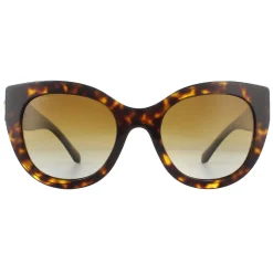 Bvlgari Polarised^Sunglasses BV8214B 504/T5 Dark Havana Brown Gradient Polarized
