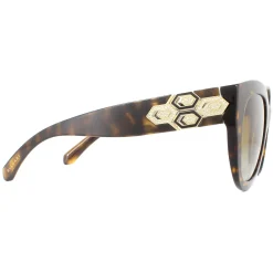 Bvlgari Polarised^Sunglasses BV8214B 504/T5 Dark Havana Brown Gradient Polarized